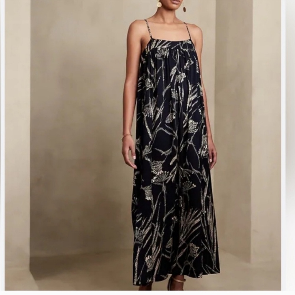 Banana Republic Trapeze Maxi Dress
